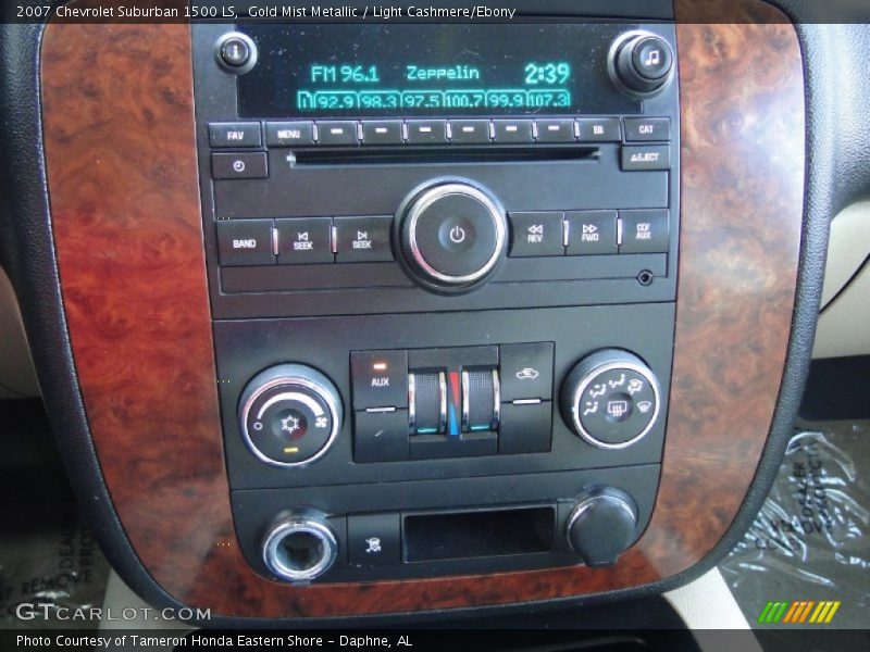 Gold Mist Metallic / Light Cashmere/Ebony 2007 Chevrolet Suburban 1500 LS