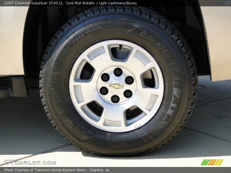 Gold Mist Metallic / Light Cashmere/Ebony 2007 Chevrolet Suburban 1500 LS