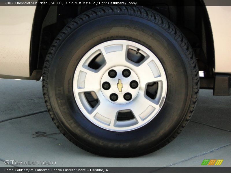 Gold Mist Metallic / Light Cashmere/Ebony 2007 Chevrolet Suburban 1500 LS