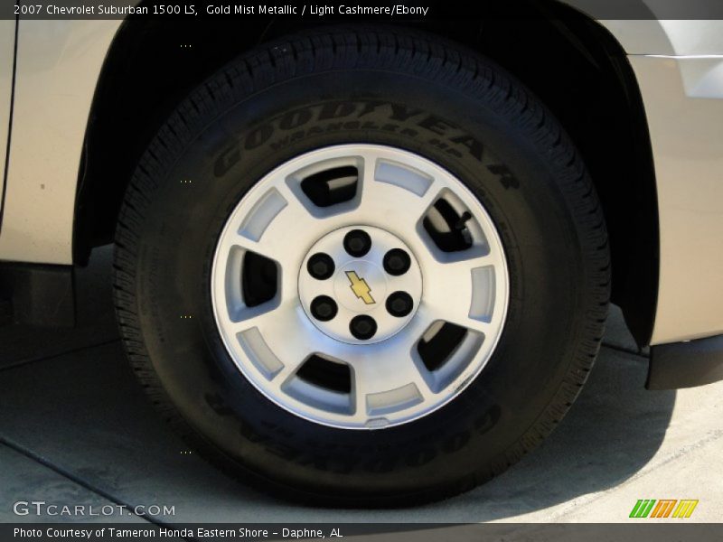 Gold Mist Metallic / Light Cashmere/Ebony 2007 Chevrolet Suburban 1500 LS