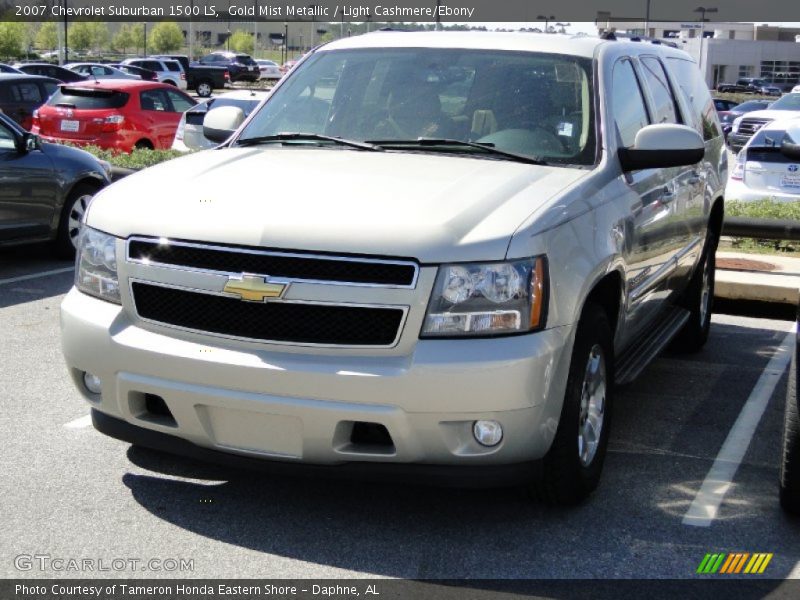 Gold Mist Metallic / Light Cashmere/Ebony 2007 Chevrolet Suburban 1500 LS
