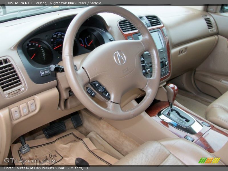 Nighthawk Black Pearl / Saddle 2005 Acura MDX Touring