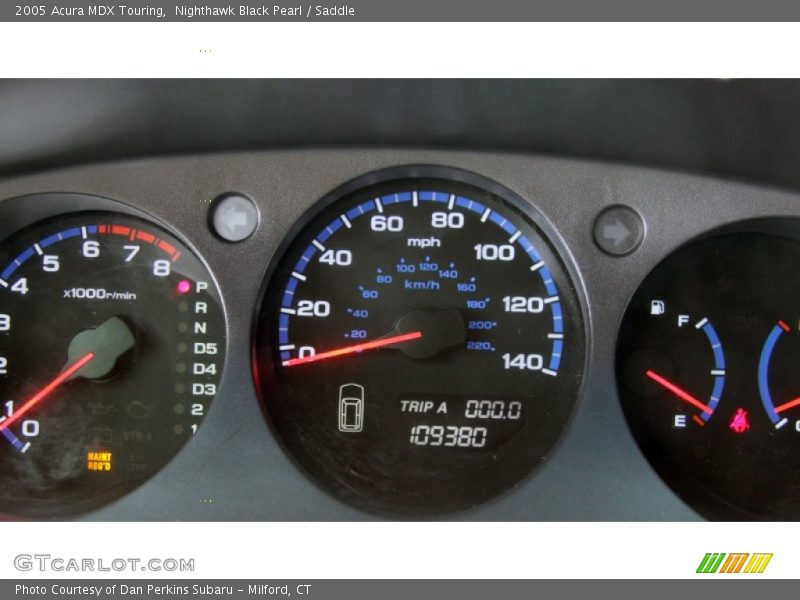Nighthawk Black Pearl / Saddle 2005 Acura MDX Touring