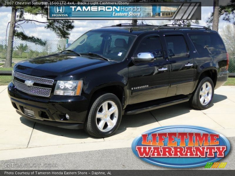 Black / Light Cashmere/Ebony 2007 Chevrolet Suburban 1500 LTZ 4x4