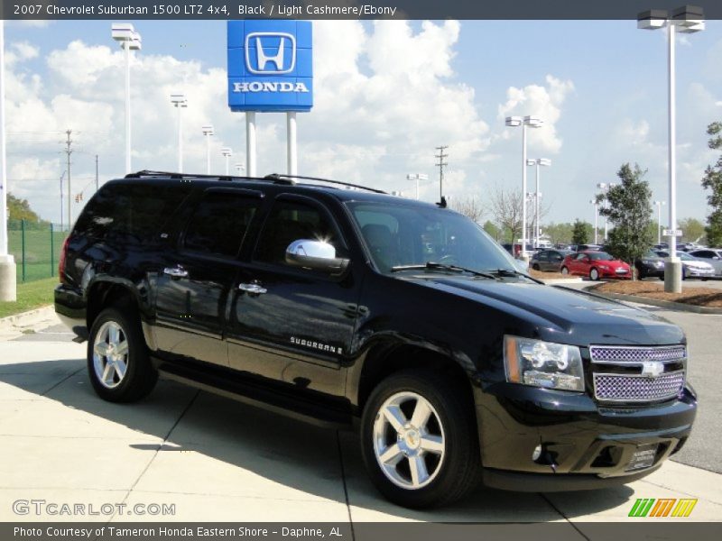 Black / Light Cashmere/Ebony 2007 Chevrolet Suburban 1500 LTZ 4x4