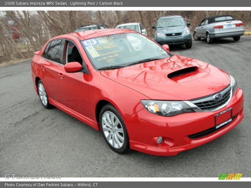 Front 3/4 View of 2008 Impreza WRX Sedan