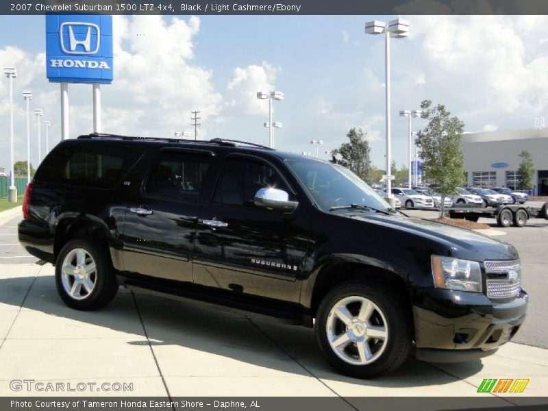 Black / Light Cashmere/Ebony 2007 Chevrolet Suburban 1500 LTZ 4x4