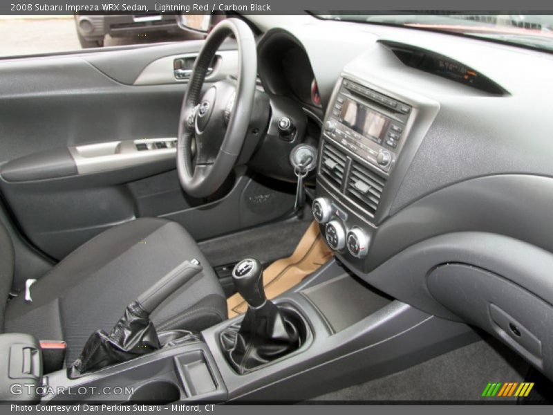  2008 Impreza WRX Sedan Carbon Black Interior