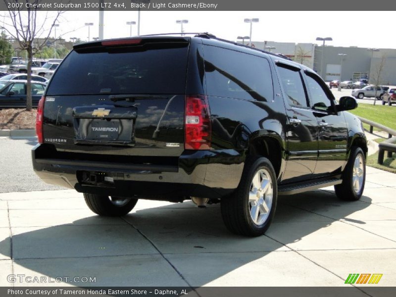 Black / Light Cashmere/Ebony 2007 Chevrolet Suburban 1500 LTZ 4x4