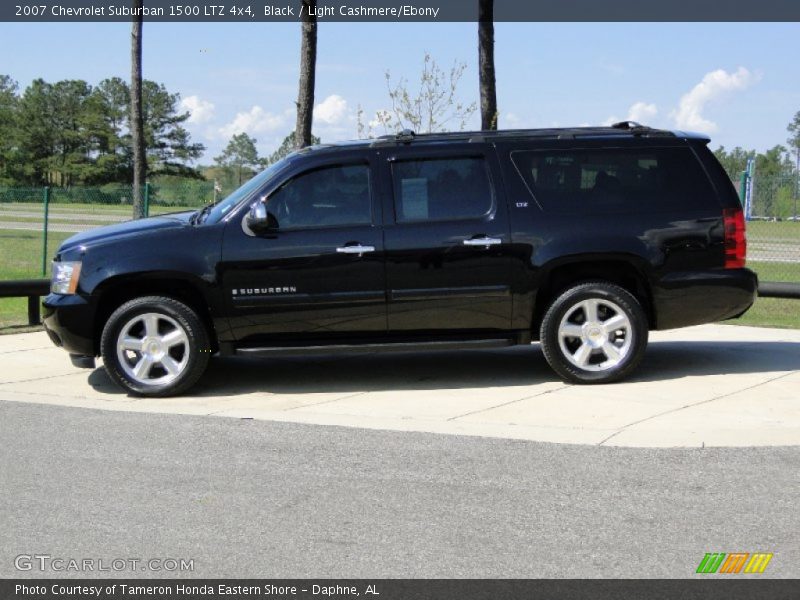 Black / Light Cashmere/Ebony 2007 Chevrolet Suburban 1500 LTZ 4x4