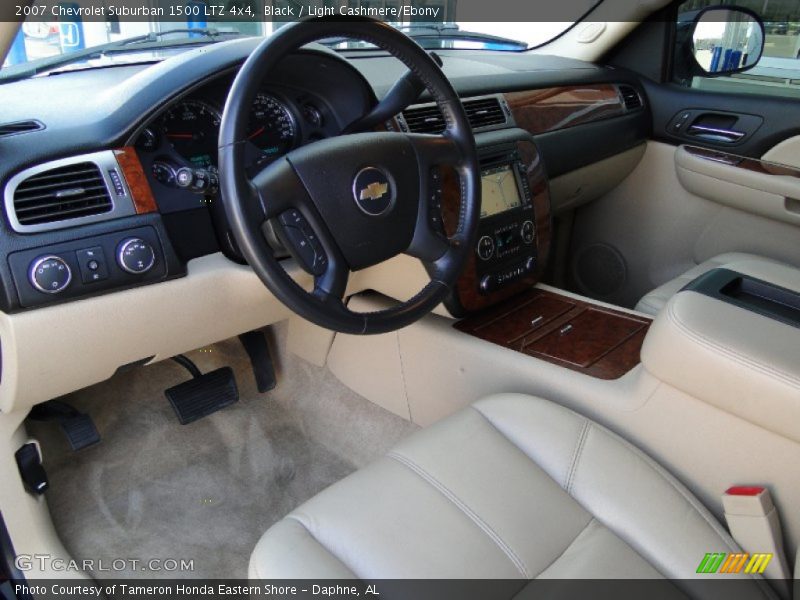 Black / Light Cashmere/Ebony 2007 Chevrolet Suburban 1500 LTZ 4x4