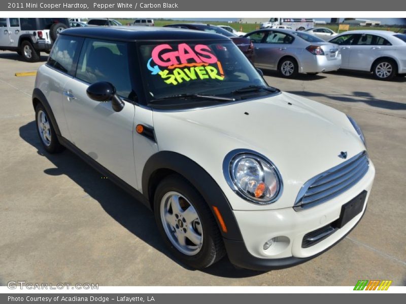 Pepper White / Carbon Black 2011 Mini Cooper Hardtop