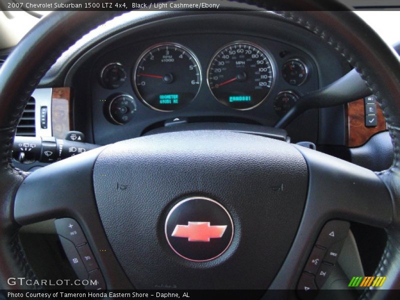 Black / Light Cashmere/Ebony 2007 Chevrolet Suburban 1500 LTZ 4x4