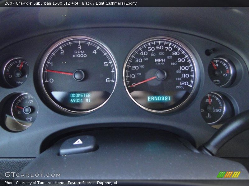 Black / Light Cashmere/Ebony 2007 Chevrolet Suburban 1500 LTZ 4x4