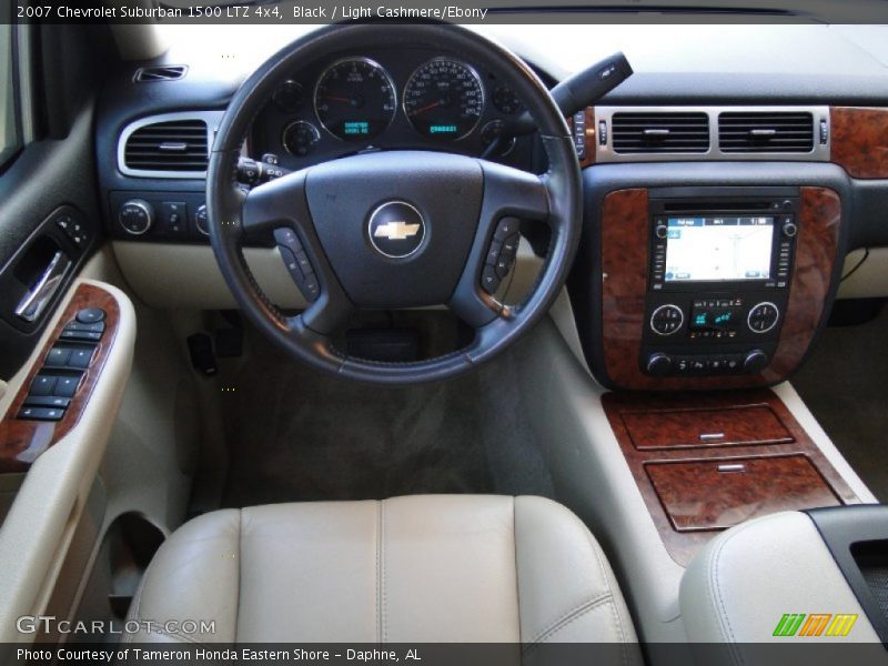 Black / Light Cashmere/Ebony 2007 Chevrolet Suburban 1500 LTZ 4x4