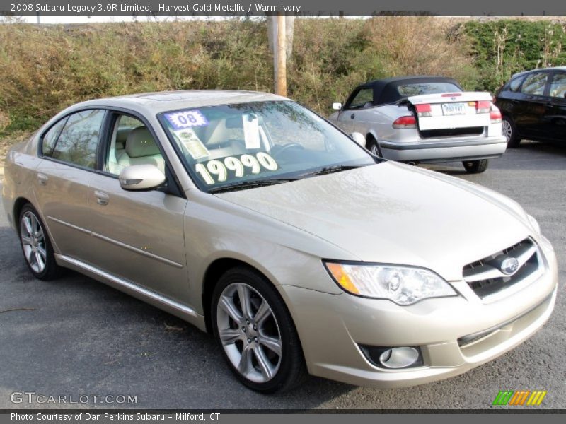 Harvest Gold Metallic / Warm Ivory 2008 Subaru Legacy 3.0R Limited