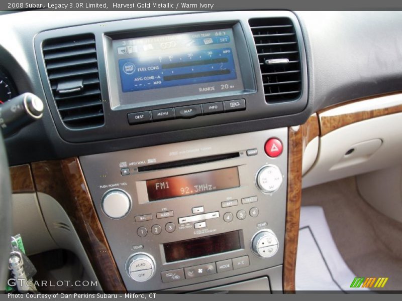 Harvest Gold Metallic / Warm Ivory 2008 Subaru Legacy 3.0R Limited