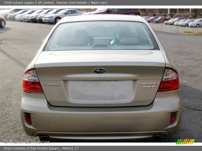 Harvest Gold Metallic / Warm Ivory 2008 Subaru Legacy 3.0R Limited