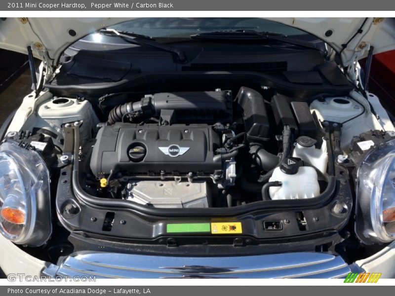 Pepper White / Carbon Black 2011 Mini Cooper Hardtop