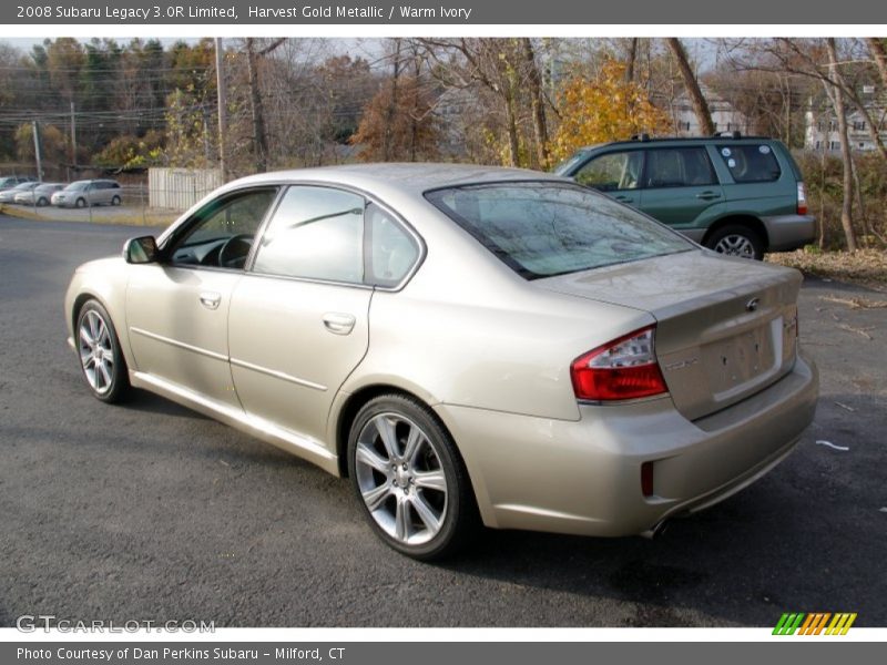 Harvest Gold Metallic / Warm Ivory 2008 Subaru Legacy 3.0R Limited