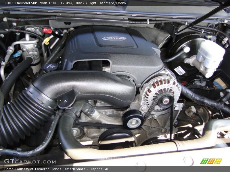 Black / Light Cashmere/Ebony 2007 Chevrolet Suburban 1500 LTZ 4x4
