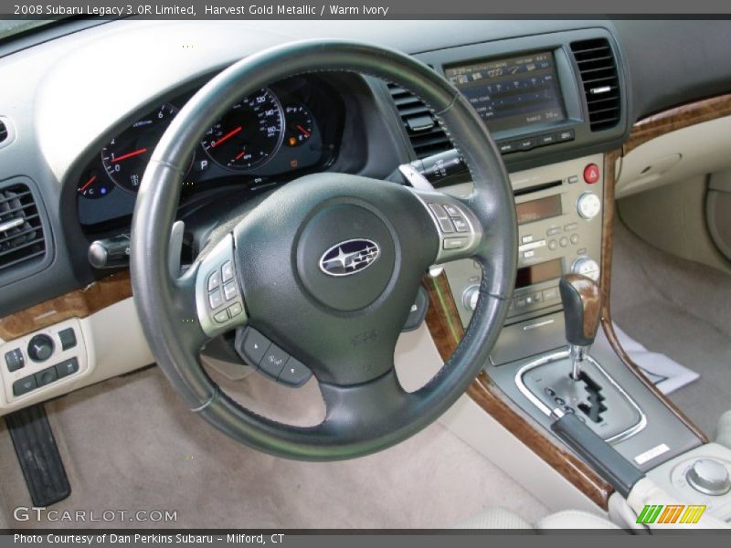 Harvest Gold Metallic / Warm Ivory 2008 Subaru Legacy 3.0R Limited