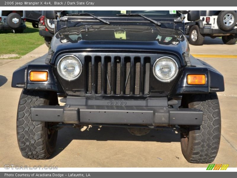 Black / Dark Slate Gray 2006 Jeep Wrangler X 4x4