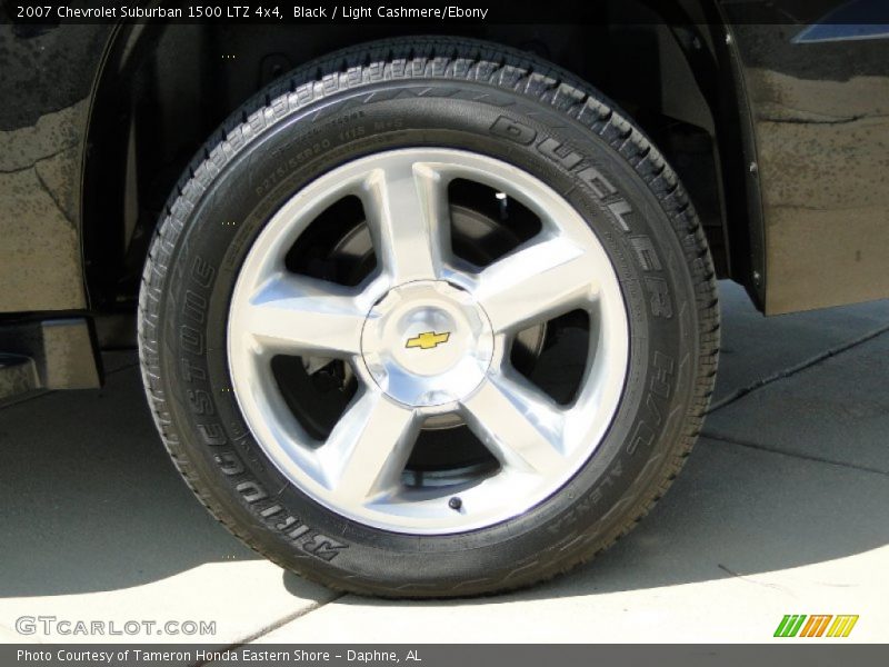 Black / Light Cashmere/Ebony 2007 Chevrolet Suburban 1500 LTZ 4x4