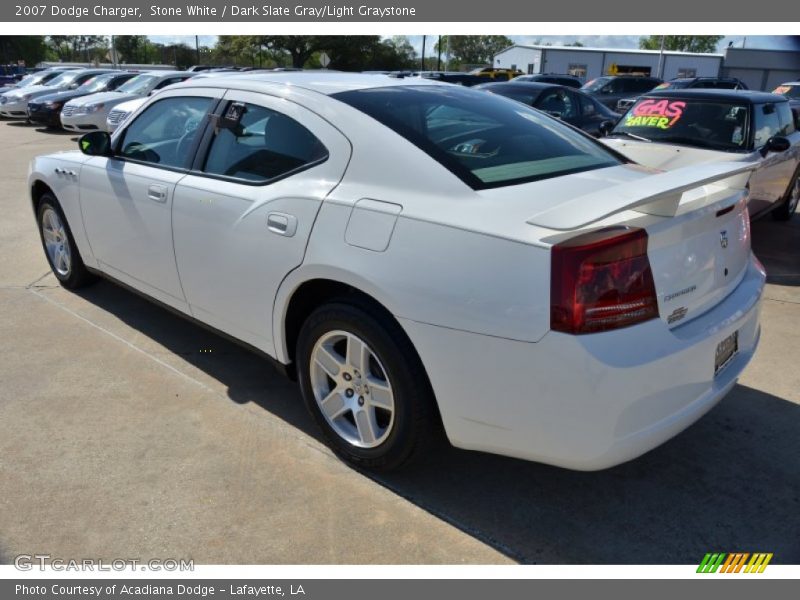 Stone White / Dark Slate Gray/Light Graystone 2007 Dodge Charger