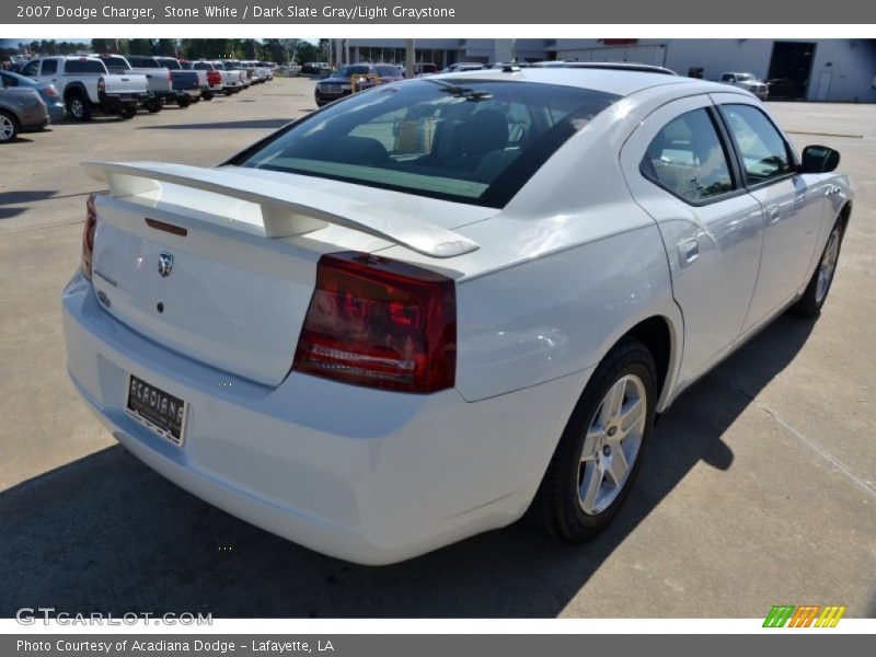 Stone White / Dark Slate Gray/Light Graystone 2007 Dodge Charger