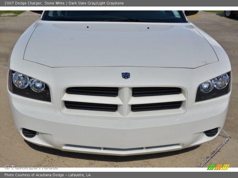 Stone White / Dark Slate Gray/Light Graystone 2007 Dodge Charger
