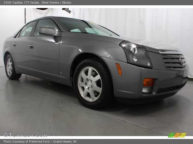 Silver Smoke / Ebony 2006 Cadillac CTS Sedan
