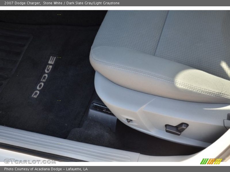 Stone White / Dark Slate Gray/Light Graystone 2007 Dodge Charger