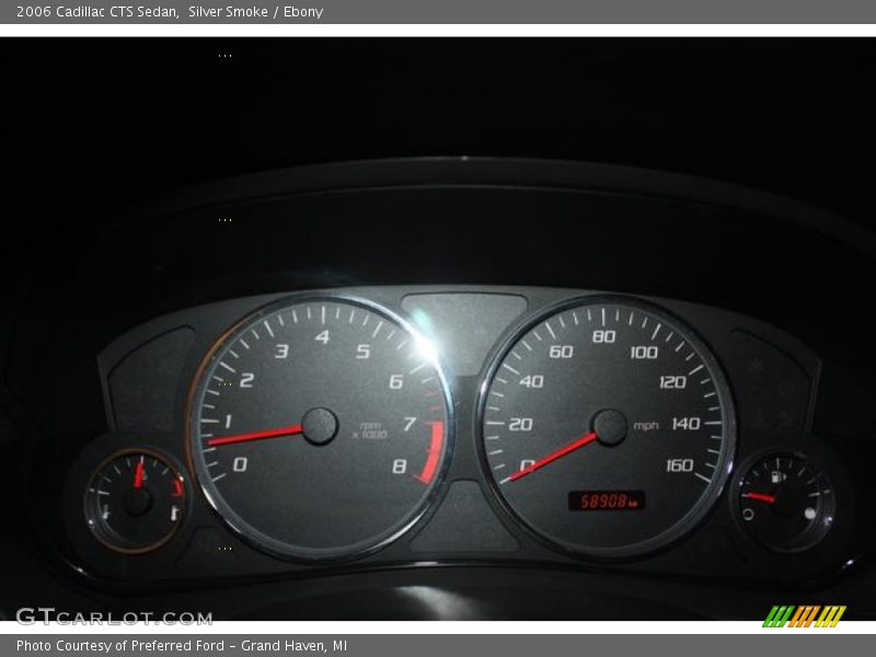 Silver Smoke / Ebony 2006 Cadillac CTS Sedan