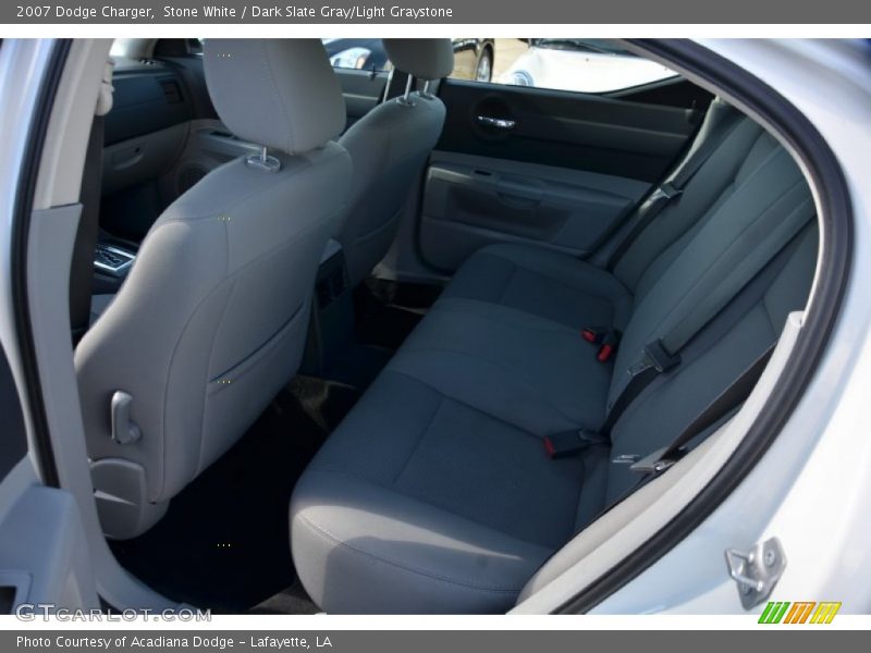 Stone White / Dark Slate Gray/Light Graystone 2007 Dodge Charger