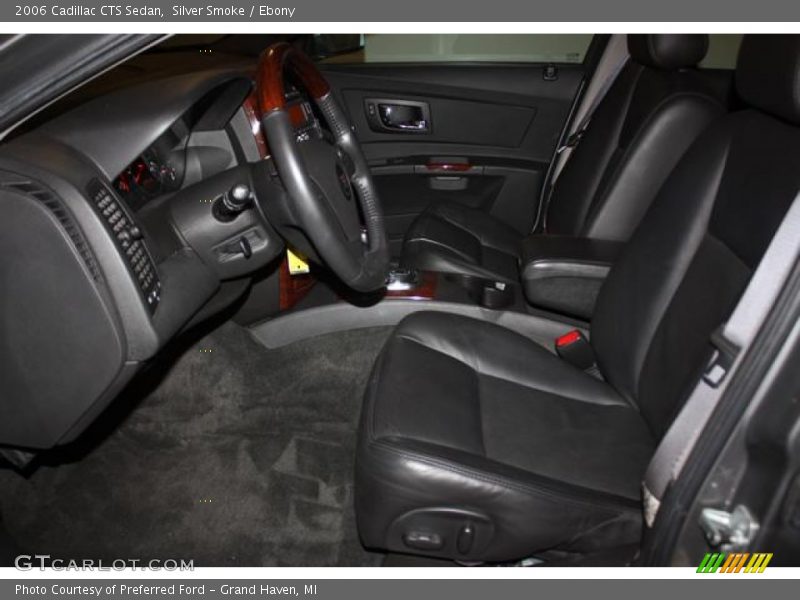 Silver Smoke / Ebony 2006 Cadillac CTS Sedan