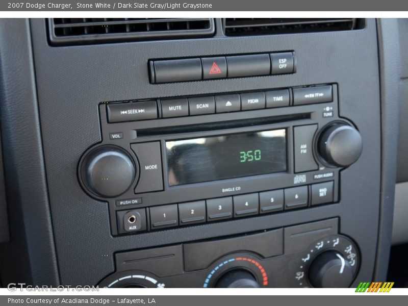 Stone White / Dark Slate Gray/Light Graystone 2007 Dodge Charger