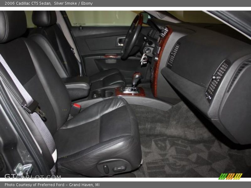 Silver Smoke / Ebony 2006 Cadillac CTS Sedan
