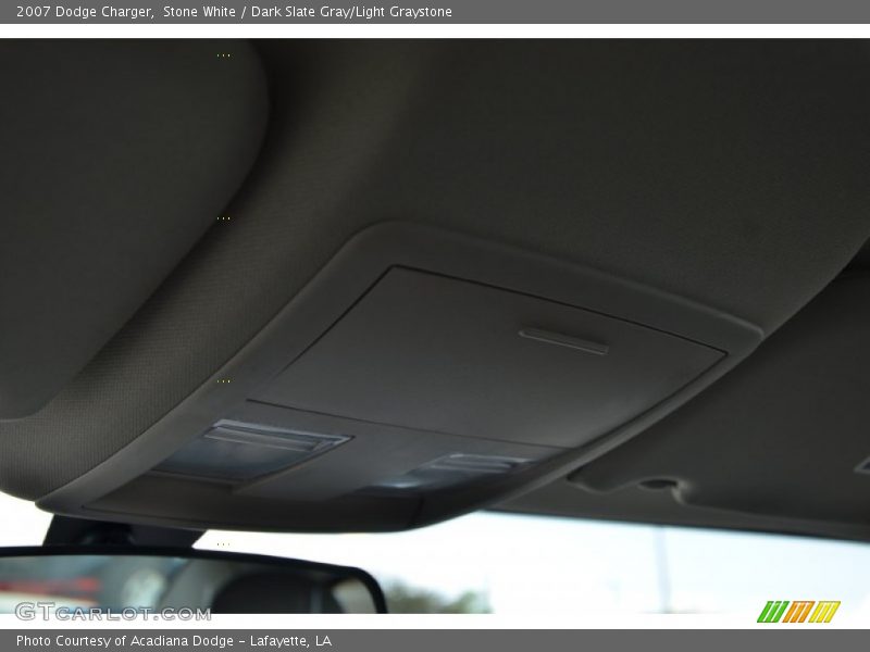 Stone White / Dark Slate Gray/Light Graystone 2007 Dodge Charger