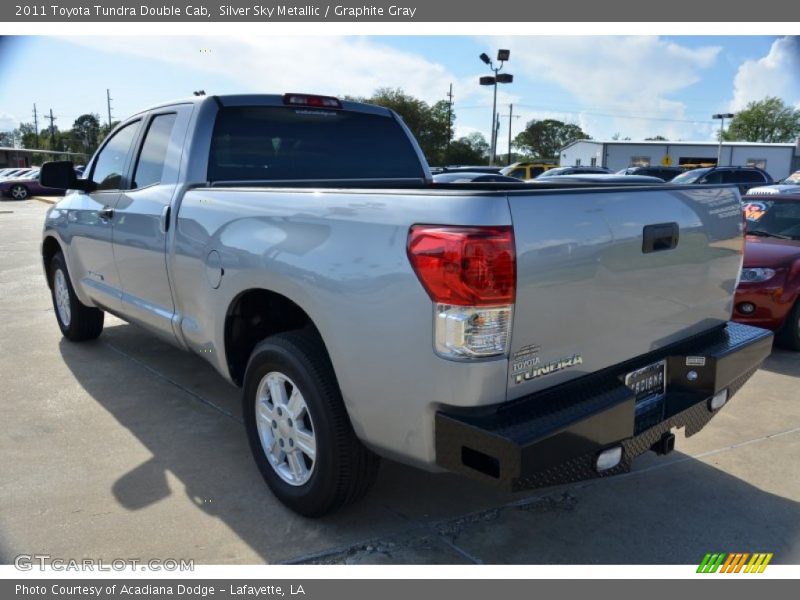 Silver Sky Metallic / Graphite Gray 2011 Toyota Tundra Double Cab