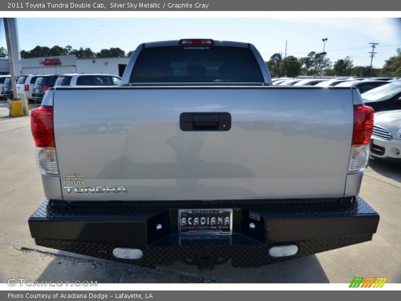 Silver Sky Metallic / Graphite Gray 2011 Toyota Tundra Double Cab