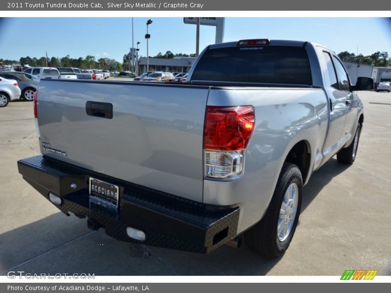 Silver Sky Metallic / Graphite Gray 2011 Toyota Tundra Double Cab