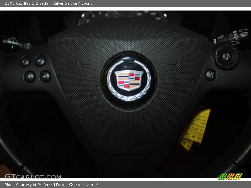 Silver Smoke / Ebony 2006 Cadillac CTS Sedan