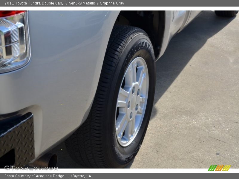 Silver Sky Metallic / Graphite Gray 2011 Toyota Tundra Double Cab