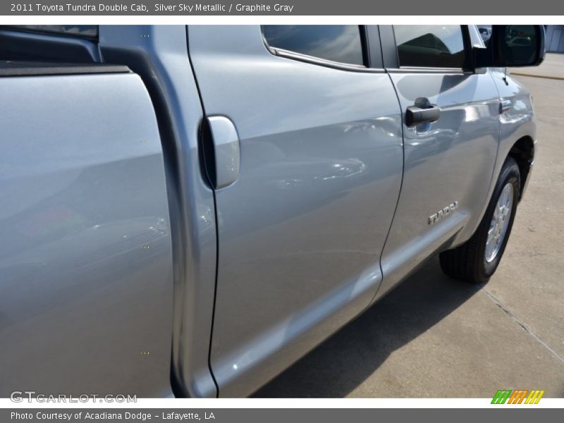 Silver Sky Metallic / Graphite Gray 2011 Toyota Tundra Double Cab