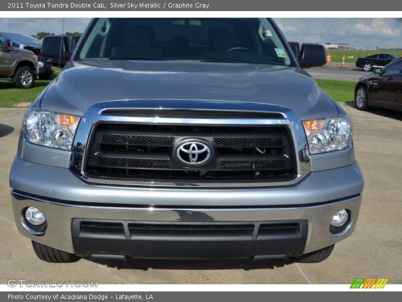Silver Sky Metallic / Graphite Gray 2011 Toyota Tundra Double Cab