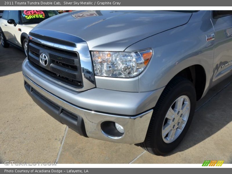 Silver Sky Metallic / Graphite Gray 2011 Toyota Tundra Double Cab