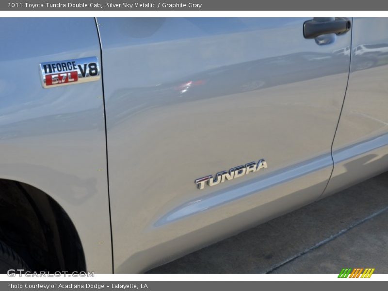 Silver Sky Metallic / Graphite Gray 2011 Toyota Tundra Double Cab