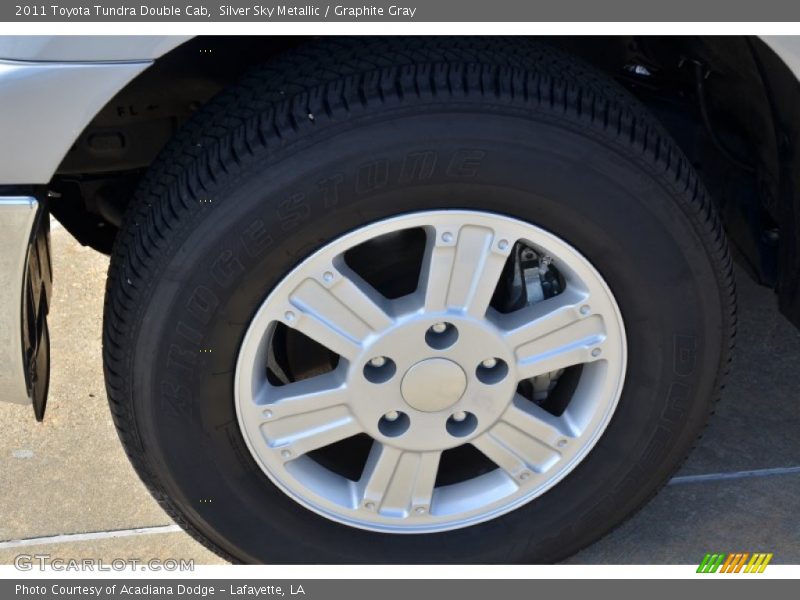 Silver Sky Metallic / Graphite Gray 2011 Toyota Tundra Double Cab