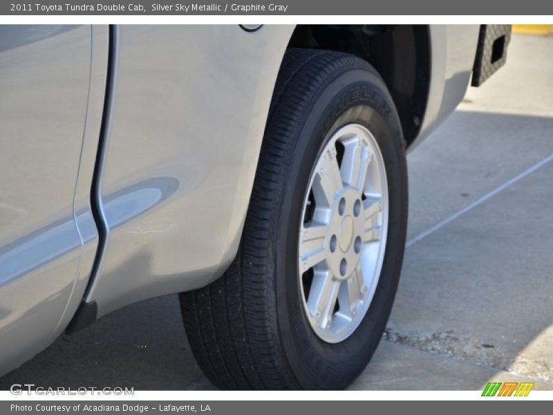 Silver Sky Metallic / Graphite Gray 2011 Toyota Tundra Double Cab